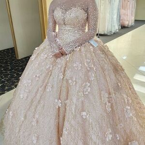 Elegant Beaded Ball Gown / Quinceanera Dress